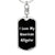 Love My American Alligator v3 - Luxury Dog Tag Keychain