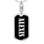Alexis v03 - Luxury Dog Tag Keychain