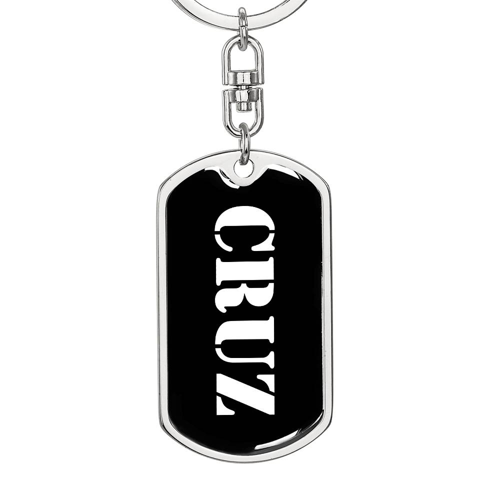 Cruz v3 - Luxury Dog Tag Keychain