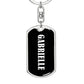 Gabrielle v03 - Luxury Dog Tag Keychain