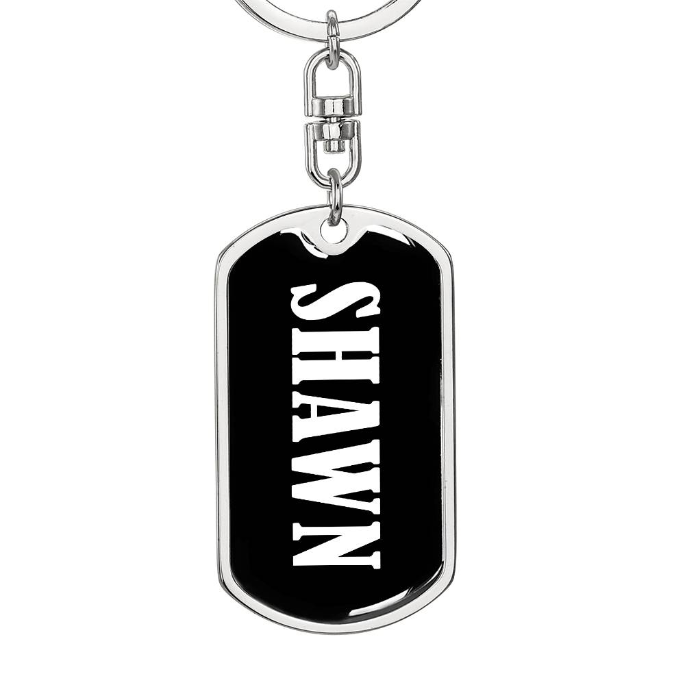 Shawn v03 - Luxury Dog Tag Keychain