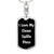 Love My Clown Sailfin Pleco v3 - Luxury Dog Tag Keychain
