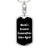 World's Greatest Commodities Sales Agent v3 - Luxury Dog Tag Keychain