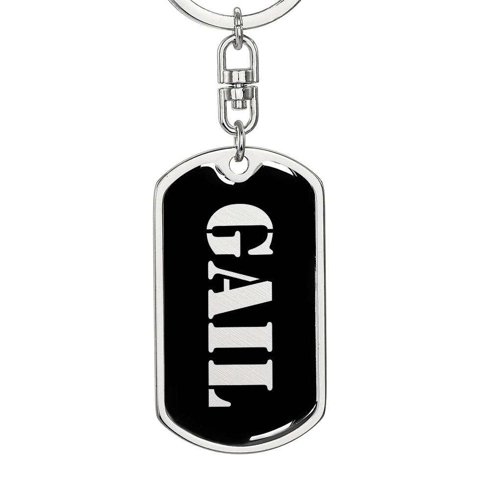 Gail v2 - Luxury Dog Tag Keychain