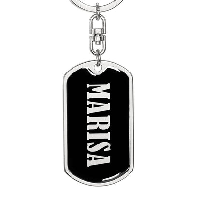 Marisa v02 - Luxury Dog Tag Keychain