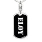 Eloy v3 - Luxury Dog Tag Keychain