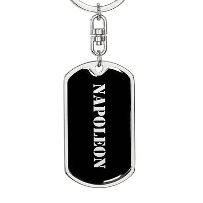 Napoleon v2 - Luxury Dog Tag Keychain