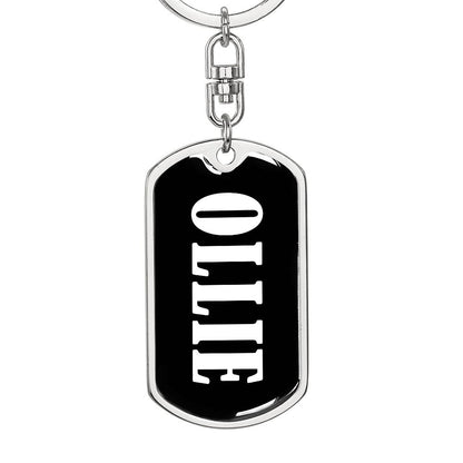 Ollie v03 - Luxury Dog Tag Keychain