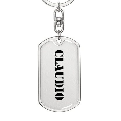 Claudio - Luxury Dog Tag Keychain