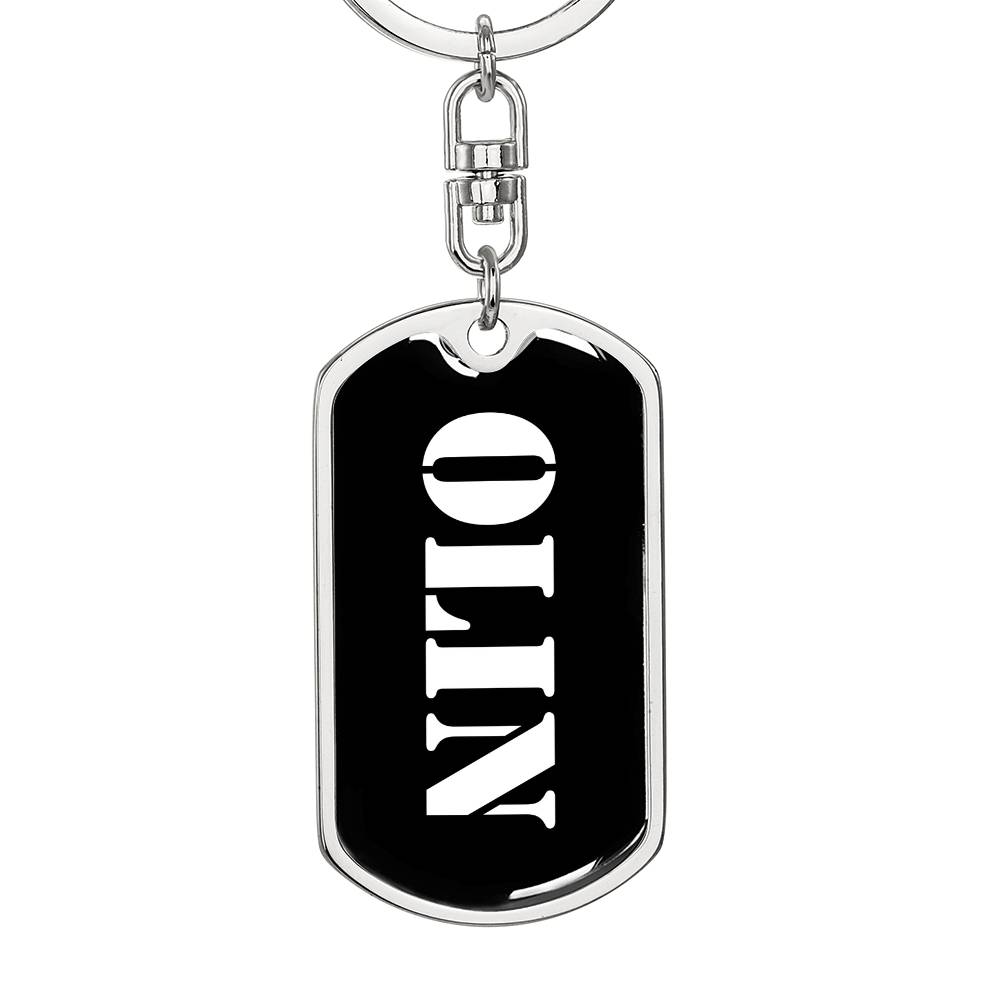 Olin v3 - Luxury Dog Tag Keychain
