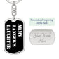 Army Ranger's Daughter v3 - Luxury Dog Tag Keychain