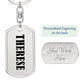 Therese v01 - Luxury Dog Tag Keychain
