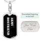 Army Boyfriend v3 - Luxury Dog Tag Keychain