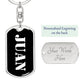 Juan v2 - Luxury Dog Tag Keychain