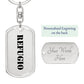 Refugio - Luxury Dog Tag Keychain
