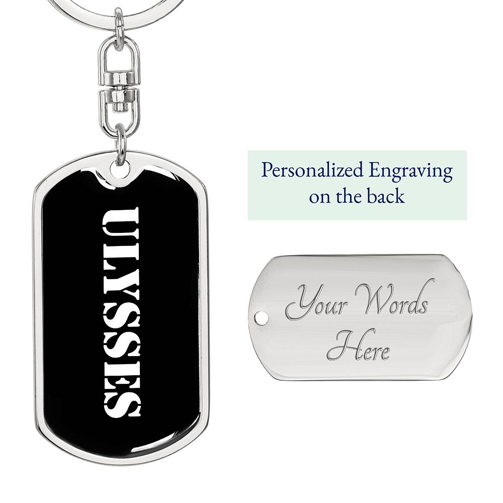 Ulysses v3 - Luxury Dog Tag Keychain