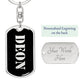 Deon v2 - Luxury Dog Tag Keychain