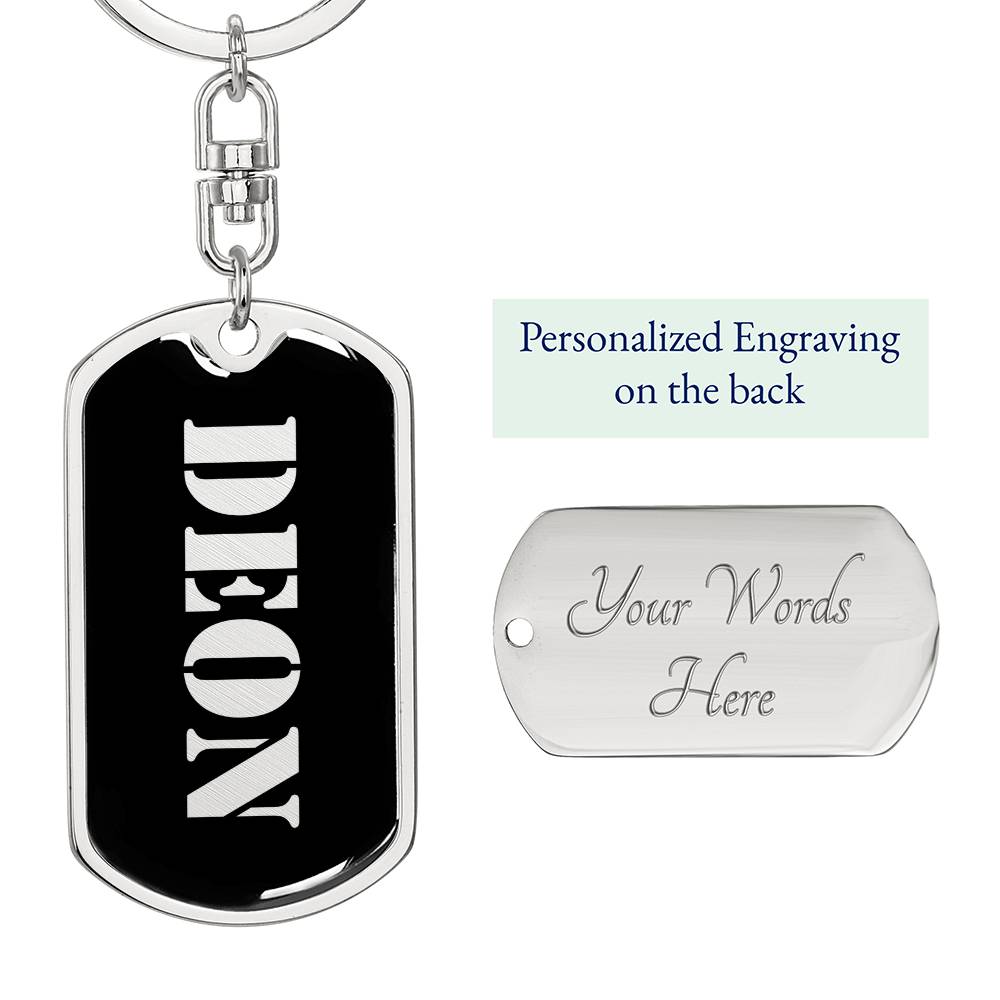 Deon v2 - Luxury Dog Tag Keychain