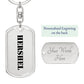 Hershel - Luxury Dog Tag Keychain