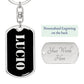 Lucio v2 - Luxury Dog Tag Keychain