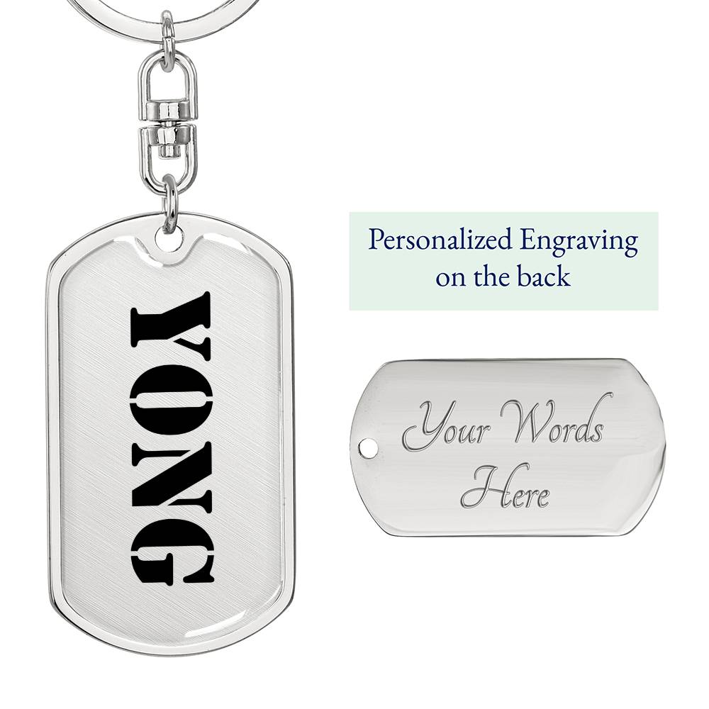 Yong - Luxury Dog Tag Keychain