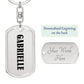 Gabrielle v01 - Luxury Dog Tag Keychain