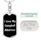 Love My Campbell Albatross v3 - Luxury Dog Tag Keychain