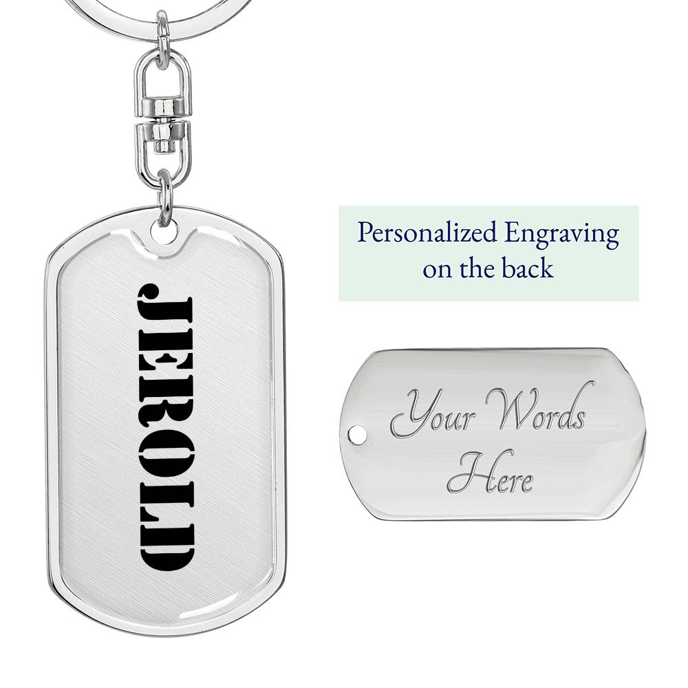 Jerold - Luxury Dog Tag Keychain