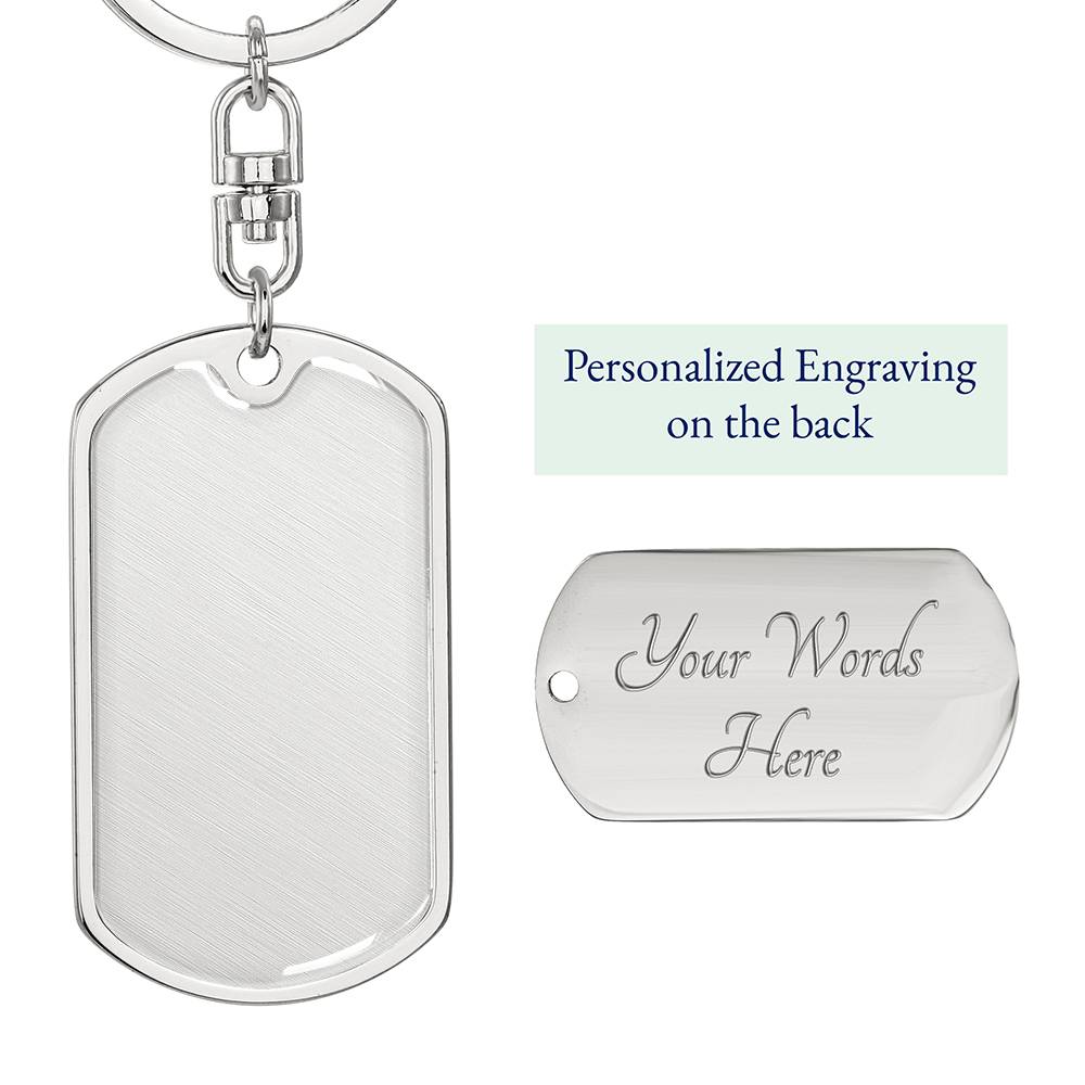Love My American Bobtail v3 - Luxury Dog Tag Keychain