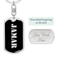 Jamar v3 - Luxury Dog Tag Keychain