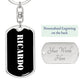 Ricardo v2 - Luxury Dog Tag Keychain