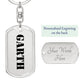 Garth - Luxury Dog Tag Keychain