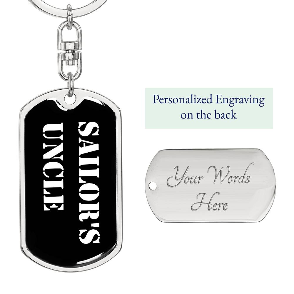 Sailor's Uncle v3 - Luxury Dog Tag Keychain