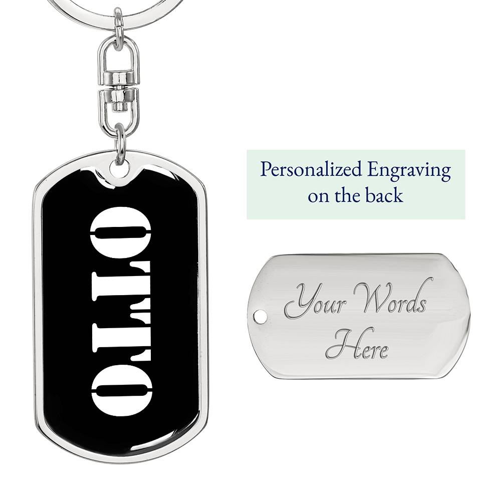 Otto v2 - Luxury Dog Tag Keychain