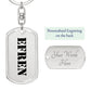 Efren - Luxury Dog Tag Keychain