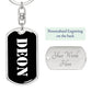Deon v3 - Luxury Dog Tag Keychain