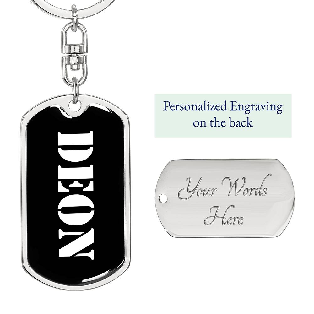 Deon v3 - Luxury Dog Tag Keychain