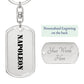 Napoleon - Luxury Dog Tag Keychain