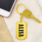 Alisa v01 - Luxury Dog Tag Keychain