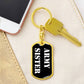 Army Sister v3 - Luxury Dog Tag Keychain