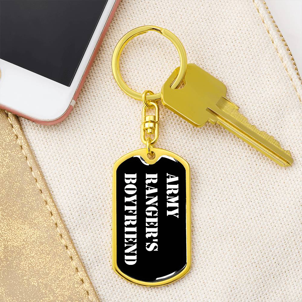 Army Ranger's Boyfriend v3 - Luxury Dog Tag Keychain