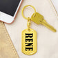 Rene v01 - Luxury Dog Tag Keychain