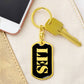 Les v2 - Luxury Dog Tag Keychain