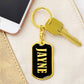 Jayne v02 - Luxury Dog Tag Keychain