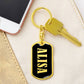 Alisa v02 - Luxury Dog Tag Keychain