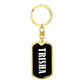 Trisha v03 - Luxury Dog Tag Keychain