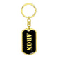 Aron v2 - Luxury Dog Tag Keychain