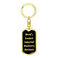 World's Greatest Industrial Machinery Mechanic v2 - Luxury Dog Tag Keychain