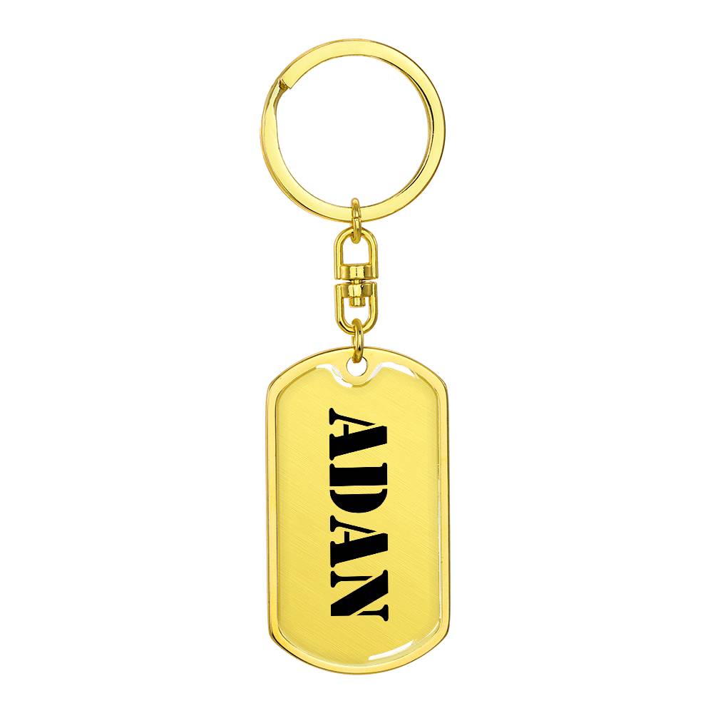 Adan - Luxury Dog Tag Keychain