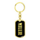 Millie v02 - Luxury Dog Tag Keychain